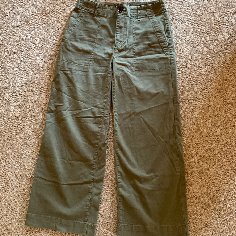 Loft Cropped Wide Leg Pant